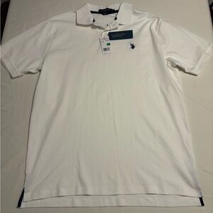 U.S. Polo Assn. White Polo Shirt